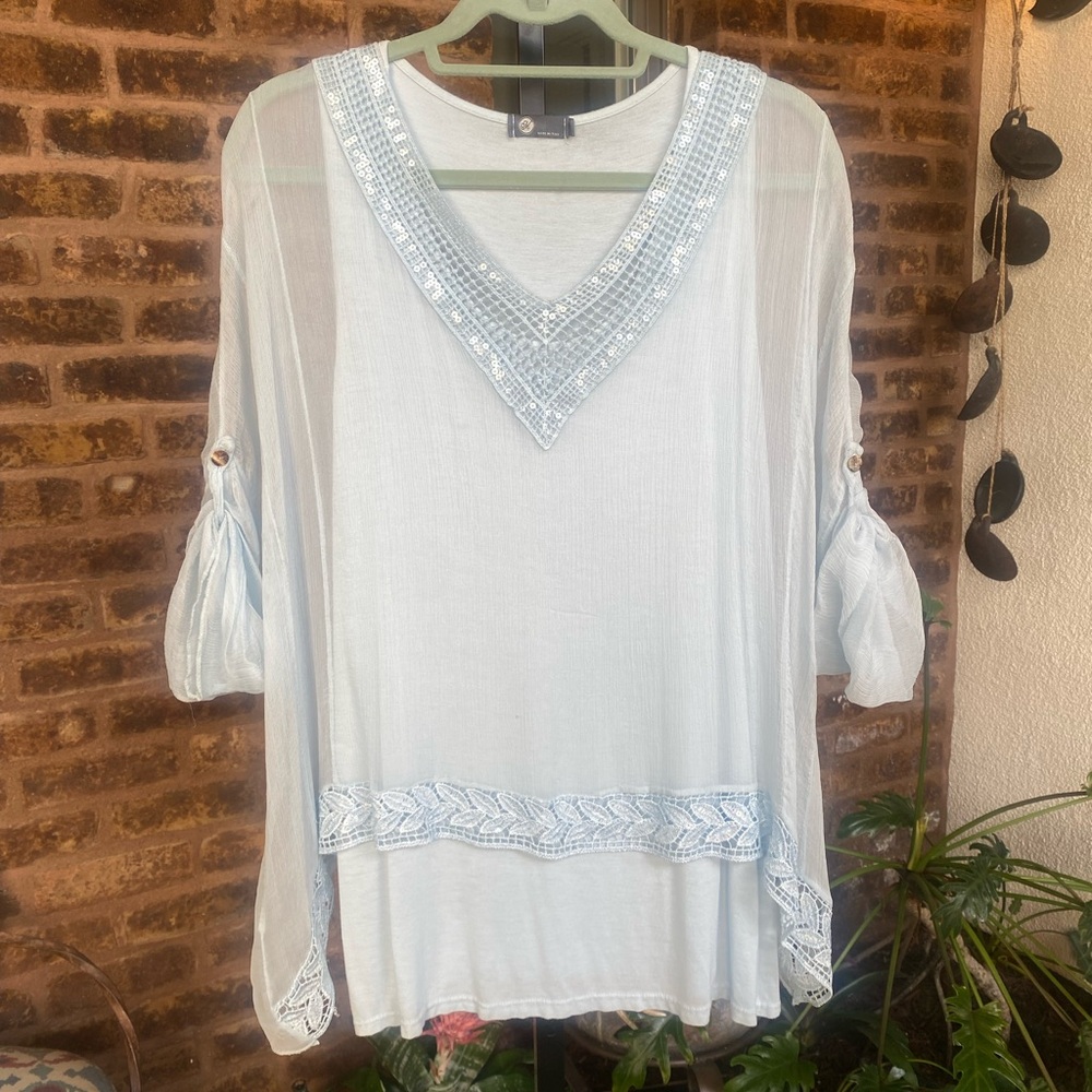 2pc Flowy Women's Top - image 1